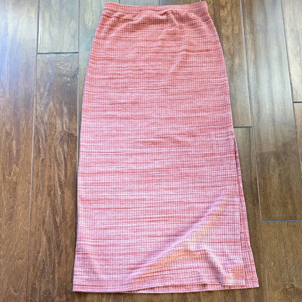Reformation Ribbed Knit Skirt